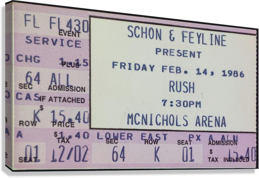 Rush Canvas Print
