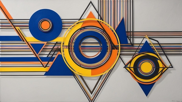CONCEPTION ABSTRAITE VIBRANTE 9 by Hamid EL MASMOUDI