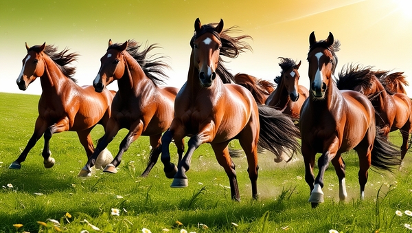 chevaux majestueux by Hamid EL MASMOUDI