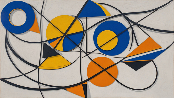CONCEPTION ABSTRAITE VIBRANTE 10 by Hamid EL MASMOUDI