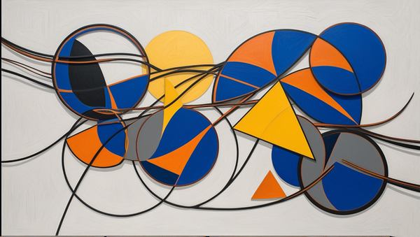 CONCEPTION ABSTRAITE VIBRANTE 11 by Hamid EL MASMOUDI
