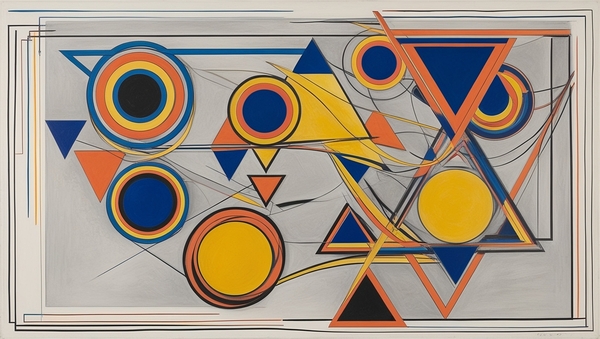 CONCEPTION ABSTRAITE VIBRANTE  8 by Hamid EL MASMOUDI