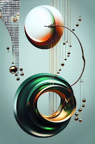 art abstrait captivante by INKWELL