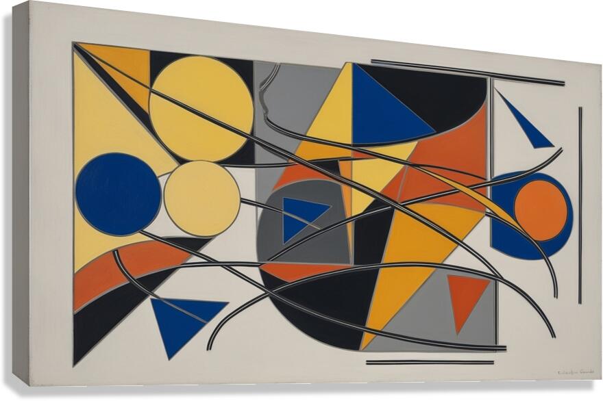 CONCEPTION ABSTRAITE VIBRANTE 13 Canvas Print