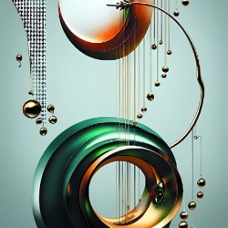 art abstrait captivante