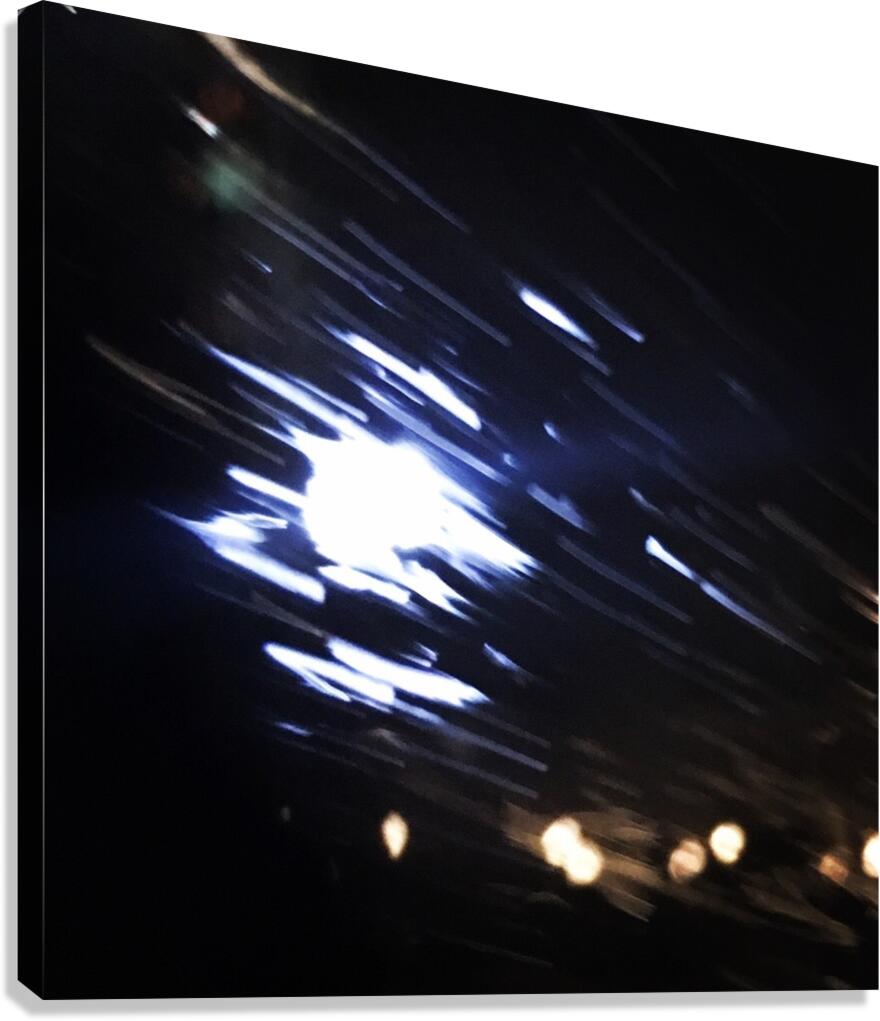 Rain on the window Canvas Print