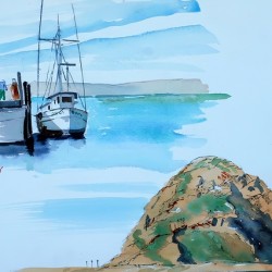 Morro Bay Watercolor