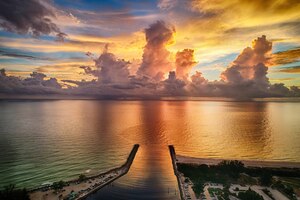Jetties Perfect Sunset   2