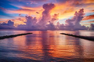Jetties Perfect Sunset   6