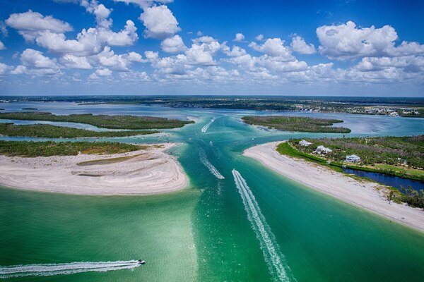 Blind Pass   Englewood FL -  Looking East by Sun Kissed Salt Photography