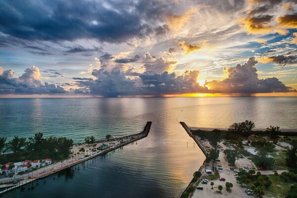Jetties Sunset by Sun Kissed Salt Photography