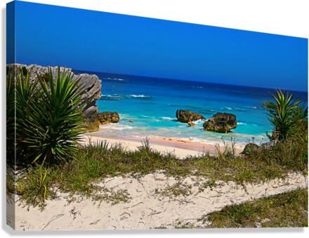 Bermuda beach Canvas Print