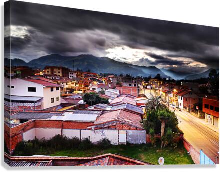 Cuenca view Canvas Print