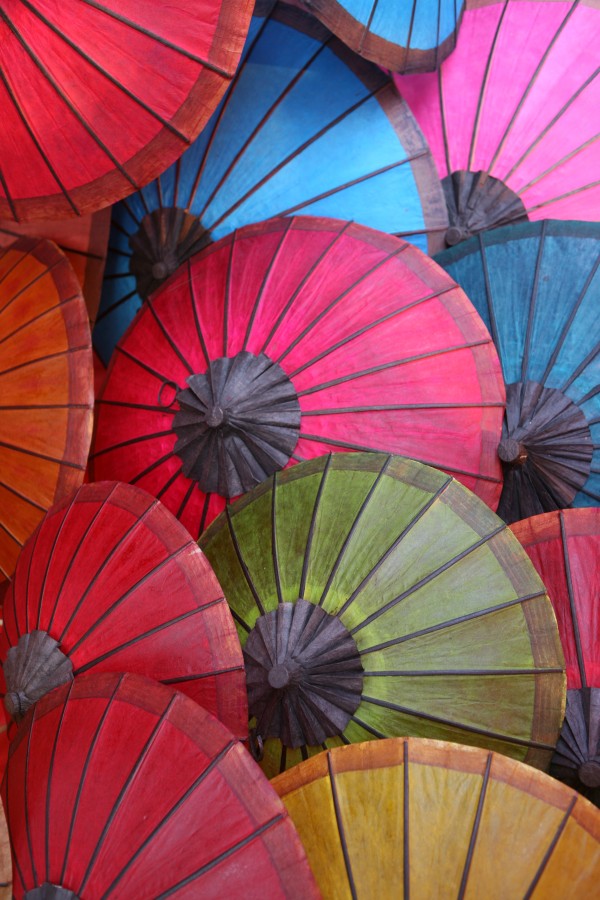 Colorful Umbrellas Laos 6966 by Move-Art