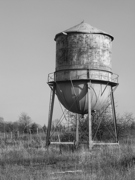 Abandoned Water Tower Print