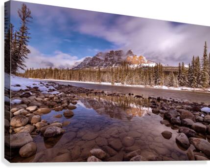 Castle Mountain Canvas Print