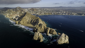 drone pano of Cabo san lucas