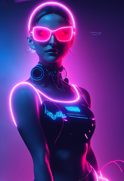 Cyberpunk Portman  by The Ed Underground