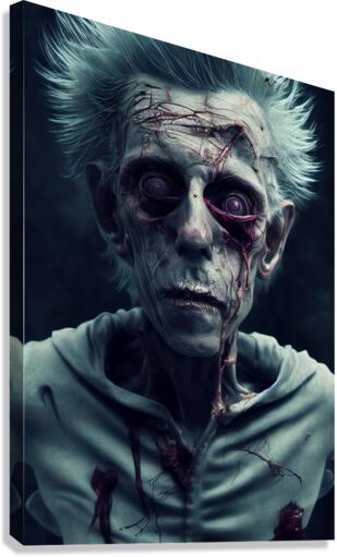 Zombie Rick  Canvas Print