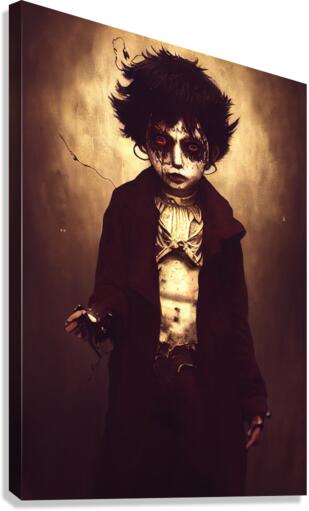Zombie Boy Canvas Print