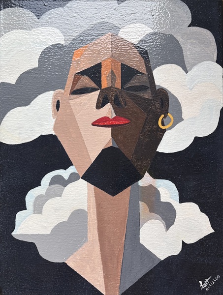 Humanoide parmi les nuages - Humanoid among the clouds by LoH artiste