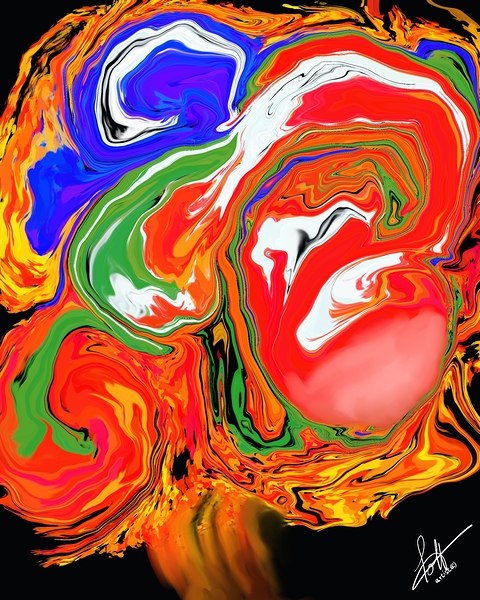 Onde de Feux - Fire Wave by LoH artiste