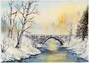 Bridge over the Winter Creek