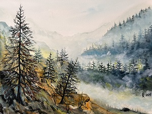 Blue Misty Mountains