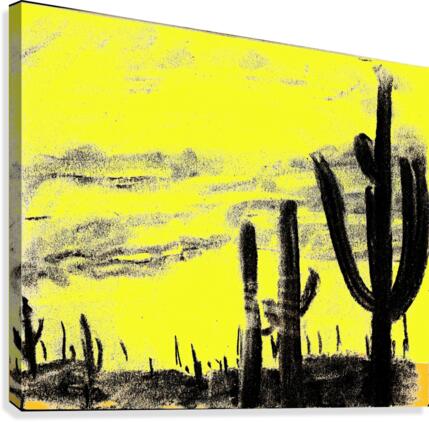  Yellow feeling Canvas Print