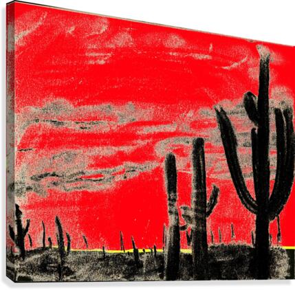 Red feeling Canvas Print