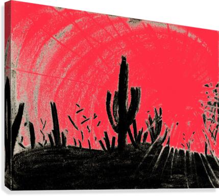 Passion desert Canvas Print