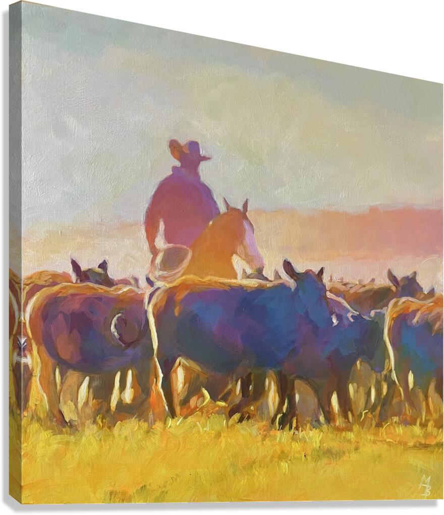 Roundup Canvas Print