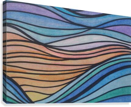 TealTide Canvas Print