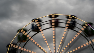 Amusement park ride wheel