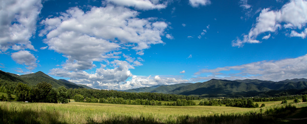 Great Smoky Mountain NP view from  Cades Cove Tennessee by MVP
