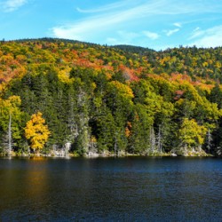Beautiful panorama view from White Mountain