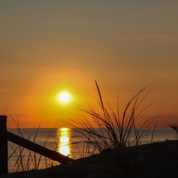 Sunset near Atlantic Ocean