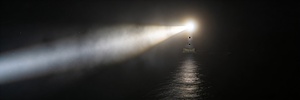 Lighthouse Beacon Over Dark Ocean   High Resolution 4