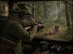 Hunting for hunter 1