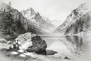 Pencil Landscape 22
