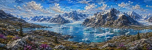 Impasto Fantasy Landscape 3