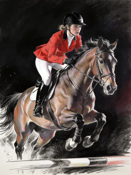 Rider 1 Print