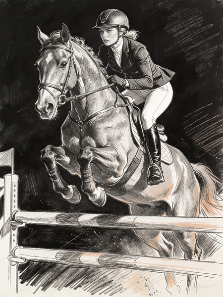 Rider 5 Print