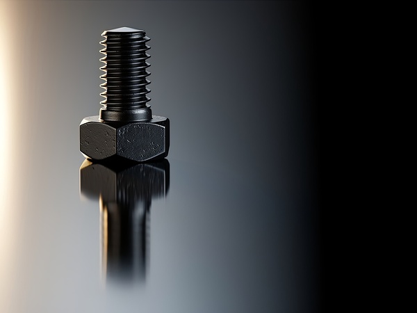 Metal Screw Reflection Print