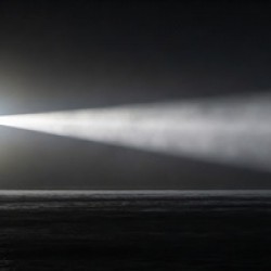 Lighthouse Beacon Over Dark Ocean   High Resolution 1