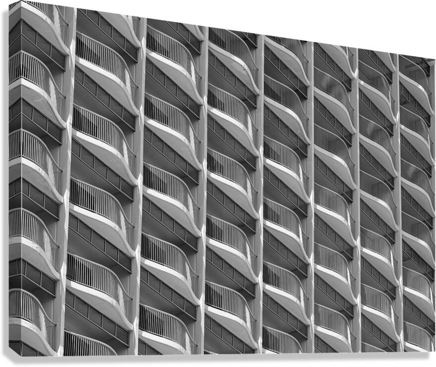 Waves Of Honolulu Hawaii USA Canvas Print