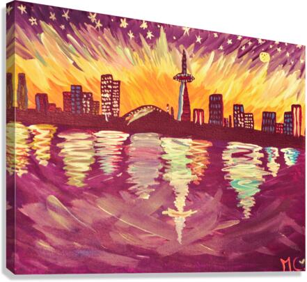 Toronto Reflection  Canvas Print