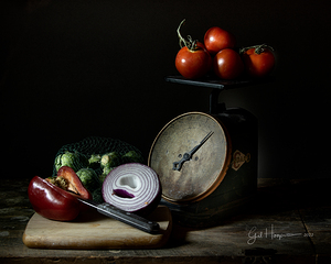 Vegetables on Scale