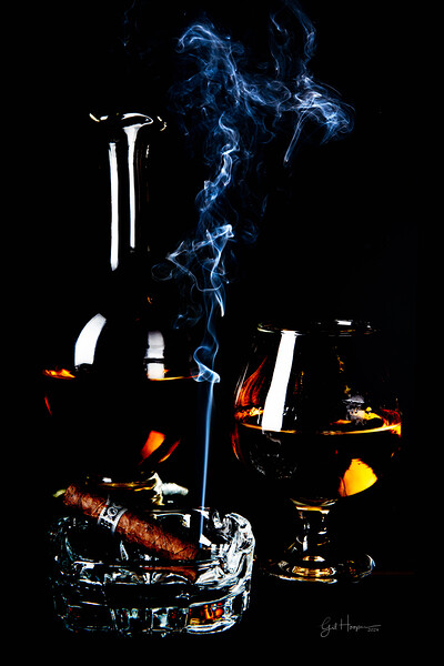 Cigar and Brandy 2 Print