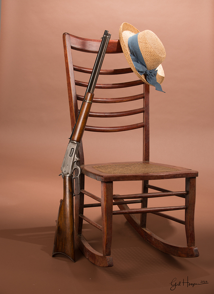 Rocking chair and Carbine Print